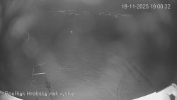 Vrchol Bouřňák, pohled na jih