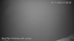 Vrchol Bouřňák, pohled na jih