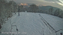 Vrchol Bouřňák, pohled na jih