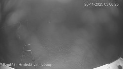 Vrchol Bouřňák, pohled na jih