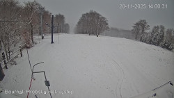 Vrchol Bouřňák, pohled na jih