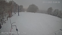 Vrchol Bouřňák, pohled na jih