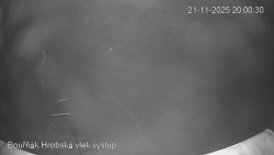 Vrchol Bouřňák, pohled na jih