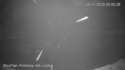 Vrchol Bouřňák, pohled na jih