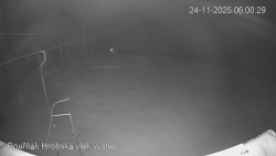 Vrchol Bouřňák, pohled na jih