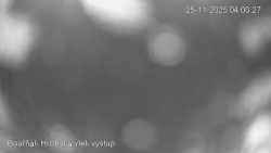 Vrchol Bouřňák, pohled na jih