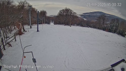 Vrchol Bouřňák, pohled na jih