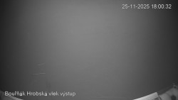 Vrchol Bouřňák, pohled na jih