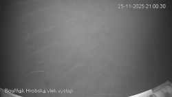 Vrchol Bouřňák, pohled na jih