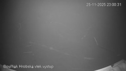 Vrchol Bouřňák, pohled na jih