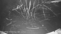 Vrchol Bouřňák, pohled na jih