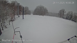 Vrchol Bouřňák, pohled na jih