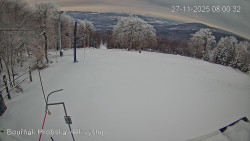 Vrchol Bouřňák, pohled na jih