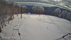 Vrchol Bouřňák, pohled na jih