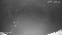 Vrchol Bouřňák, pohled na jih