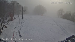 Vrchol Bouřňák, pohled na jih