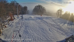 Vrchol Bouřňák, pohled na jih