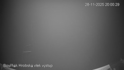 Vrchol Bouřňák, pohled na jih