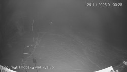 Vrchol Bouřňák, pohled na jih