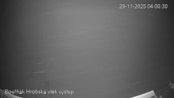 Vrchol Bouřňák, pohled na jih