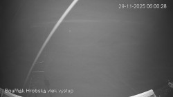 Vrchol Bouřňák, pohled na jih