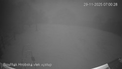 Vrchol Bouřňák, pohled na jih