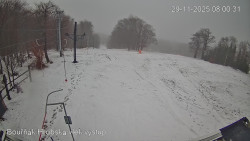 Vrchol Bouřňák, pohled na jih