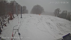 Vrchol Bouřňák, pohled na jih