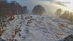 Vrchol Bouřňák, pohled na jih