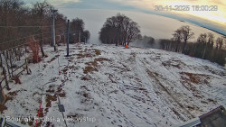 Vrchol Bouřňák, pohled na jih