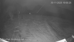 Vrchol Bouřňák, pohled na jih