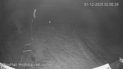 Vrchol Bouřňák, pohled na jih