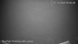 Vrchol Bouřňák, pohled na jih