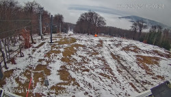 Vrchol Bouřňák, pohled na jih