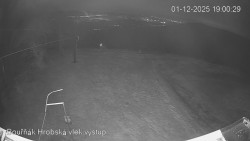 Vrchol Bouřňák, pohled na jih