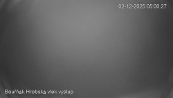 Vrchol Bouřňák, pohled na jih