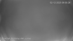 Vrchol Bouřňák, pohled na jih