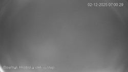 Vrchol Bouřňák, pohled na jih