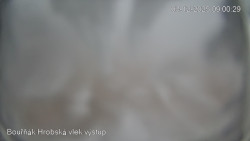 Vrchol Bouřňák, pohled na jih