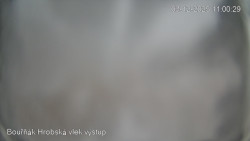 Vrchol Bouřňák, pohled na jih