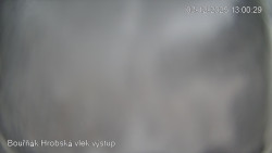 Vrchol Bouřňák, pohled na jih