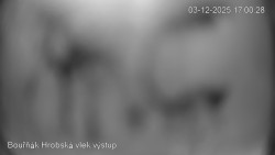 Vrchol Bouřňák, pohled na jih