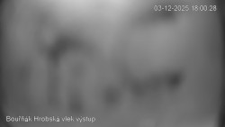 Vrchol Bouřňák, pohled na jih