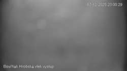 Vrchol Bouřňák, pohled na jih