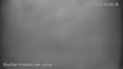 Vrchol Bouřňák, pohled na jih