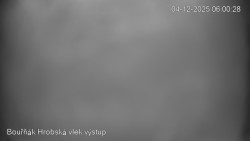 Vrchol Bouřňák, pohled na jih