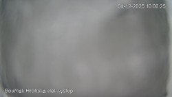 Vrchol Bouřňák, pohled na jih