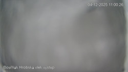 Vrchol Bouřňák, pohled na jih