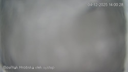 Vrchol Bouřňák, pohled na jih