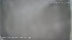 Vrchol Bouřňák, pohled na jih